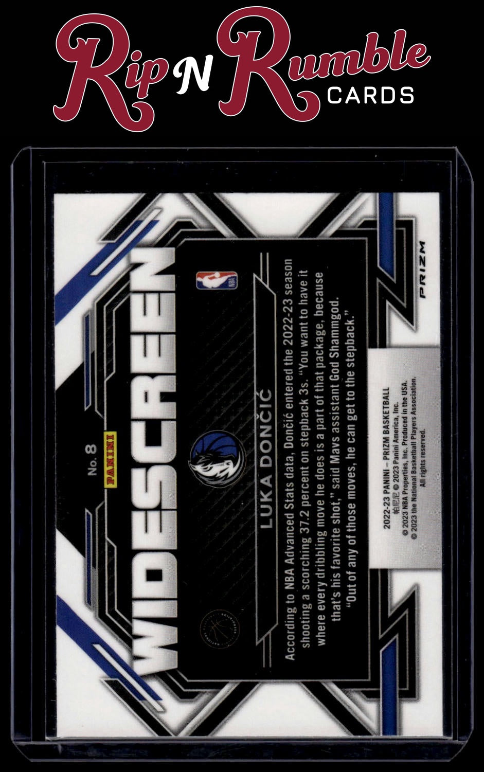 2022-23 Prizm Luka Doncic Widescreen Fast Break #8