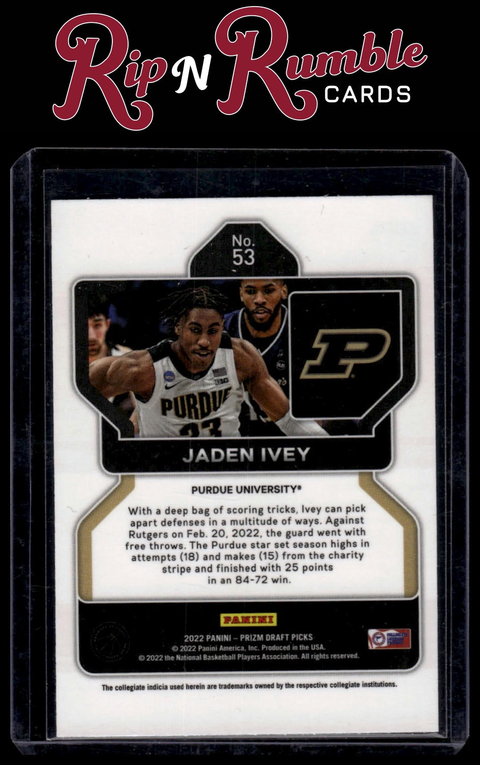 2022 Prizm Draft Picks Jaden Ivey #53