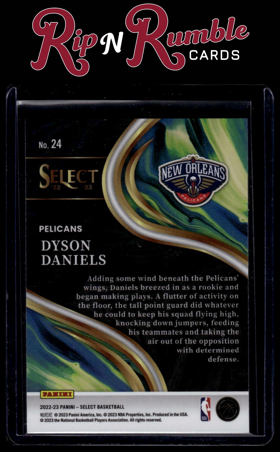 2022-23 Panini Select Dyson Daniels Sensations #24