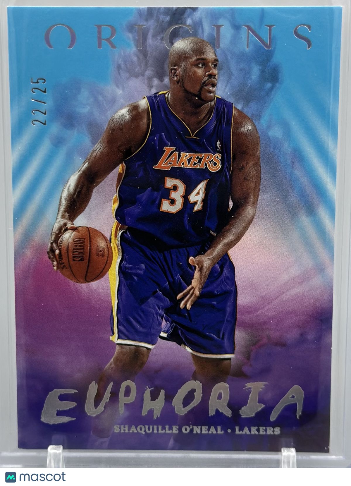 Shaquille O'Neal 2022 Panini Origins Euphoria Turquoise /25 #21