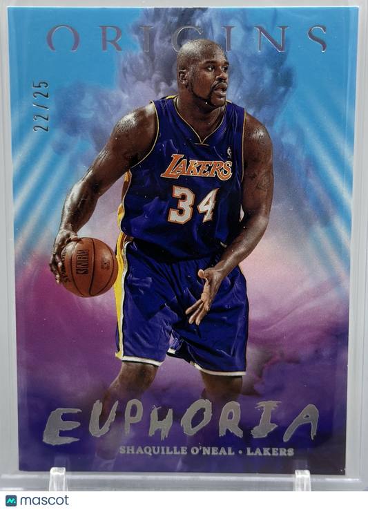 Shaquille O'Neal 2022 Panini Origins Euphoria Turquoise /25 #21