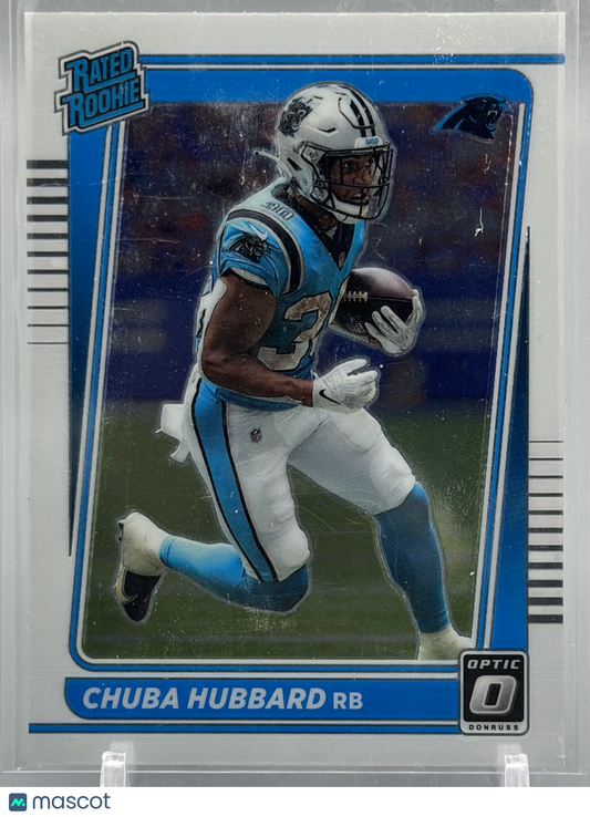 Chuba Hubbard 2021 Panini Donruss Optic #225 RC