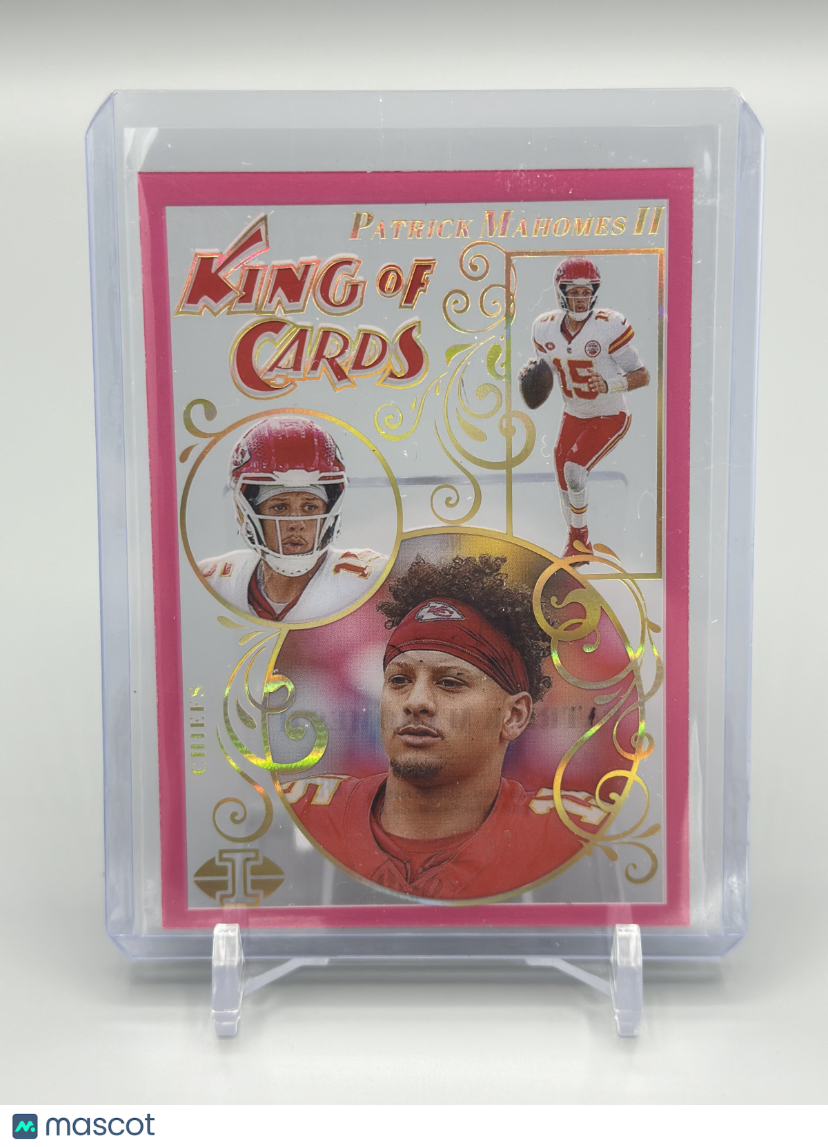 Patrick Mahomes II 2023 Panini Illusions King of Cards Pink /399 #12