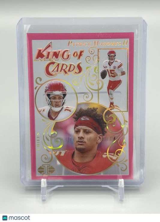 Patrick Mahomes II 2023 Panini Illusions King of Cards Pink /399 #12