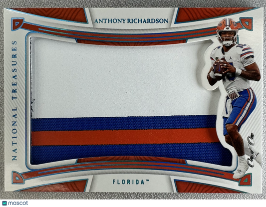 2023 National Treasures Anthony Richardson Rookie Silhouettes Platinum 1/1