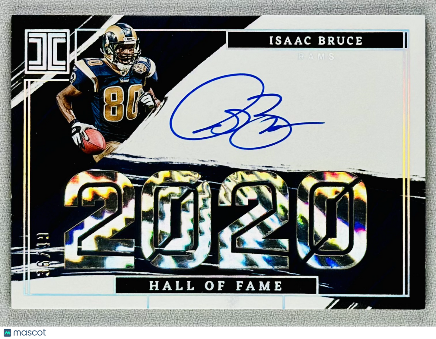 2022 Panini Impeccable Isaac Bruce HOF Autograph /49 #IHA-IBR