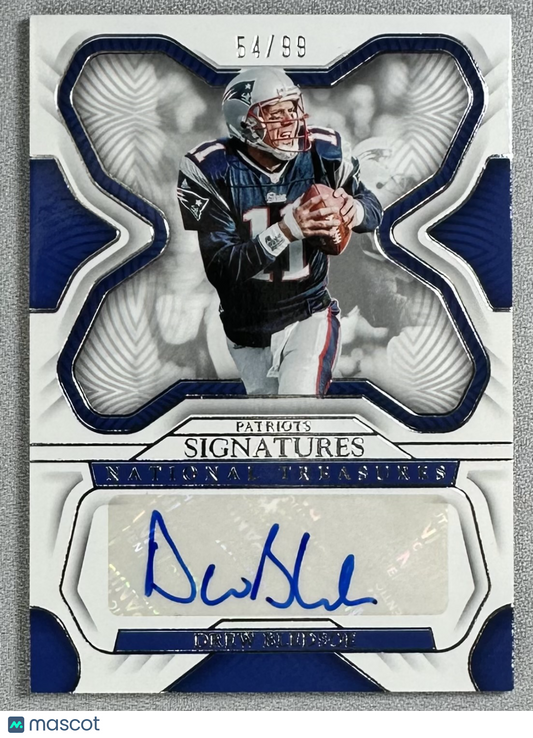 2022 Panini National Treasures Drew Bledsoe Signatures /99 #SIG-DBL