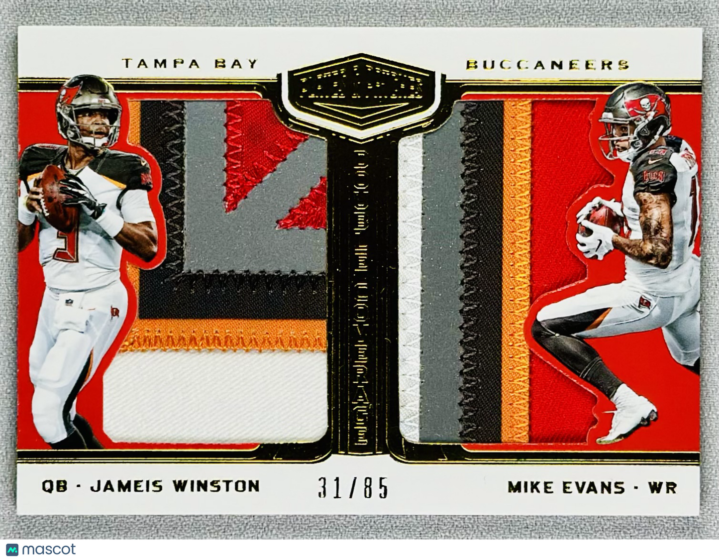 2018 Panini Plates & Patches Evans/Winston Double Coverage /85 #DCJM