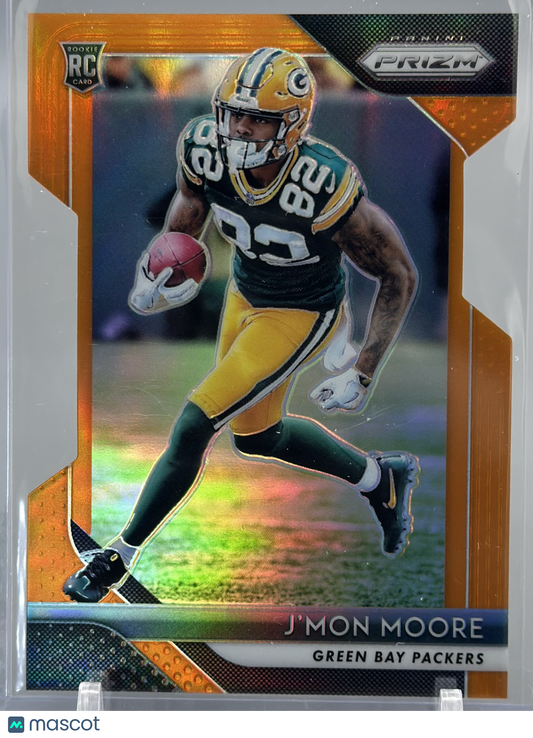 J'Mon Moore 2018 Panini Prizm Orange Die-Cut /249 #236 RC