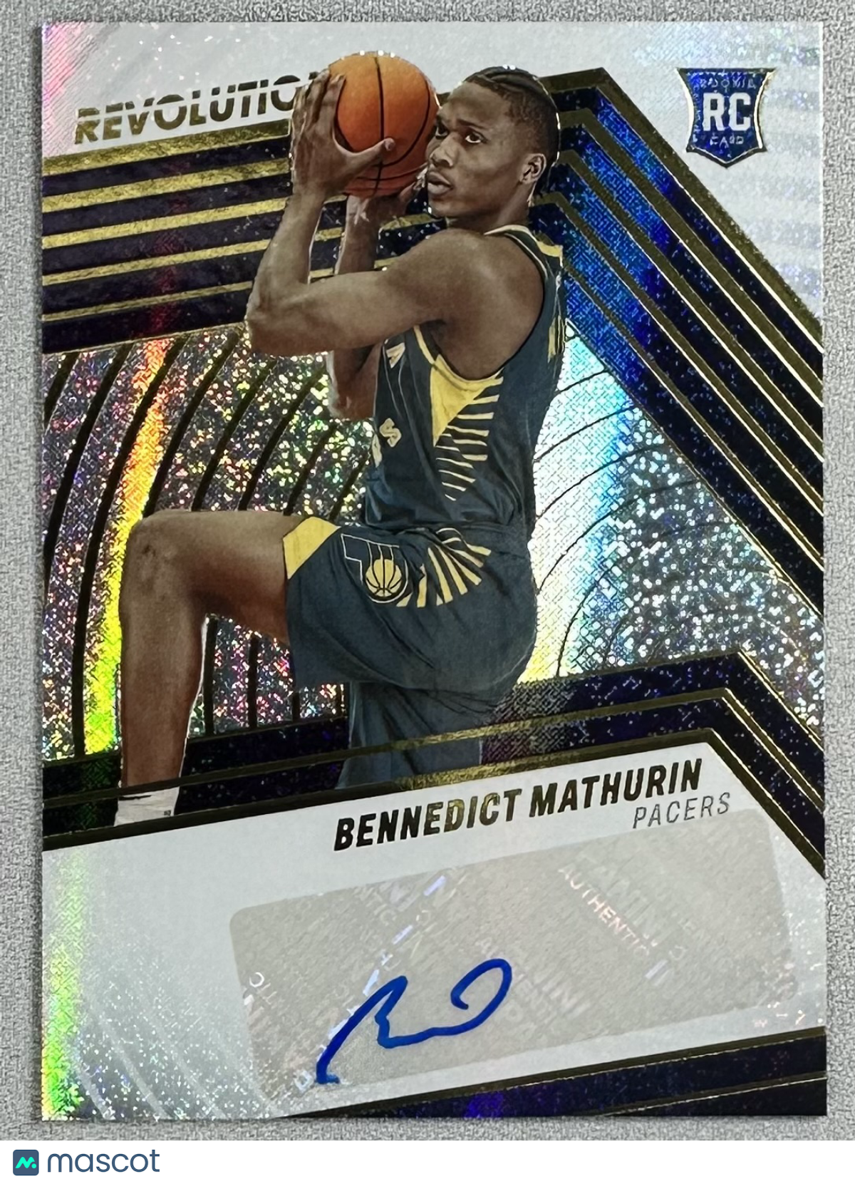 2022 Panini Revolution Bennedict Mathurin Rookie Auto #RA-BNM RC