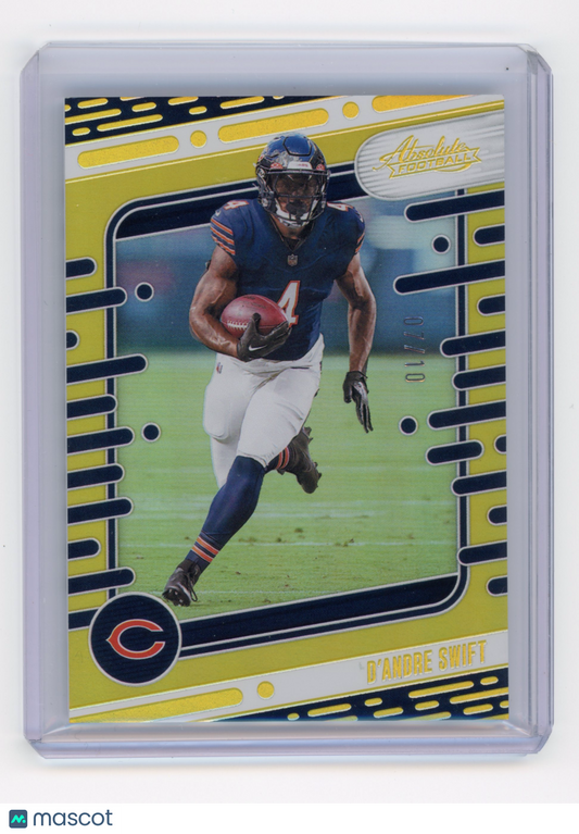 2024 Panini Absolute D'Andre Swift Gold Spectrum 07/10 #17