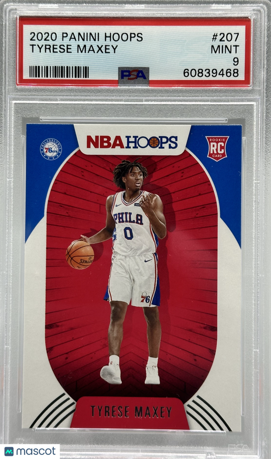 Tyrese Maxey 2020 Panini Hoops #207 PSA 9 RC