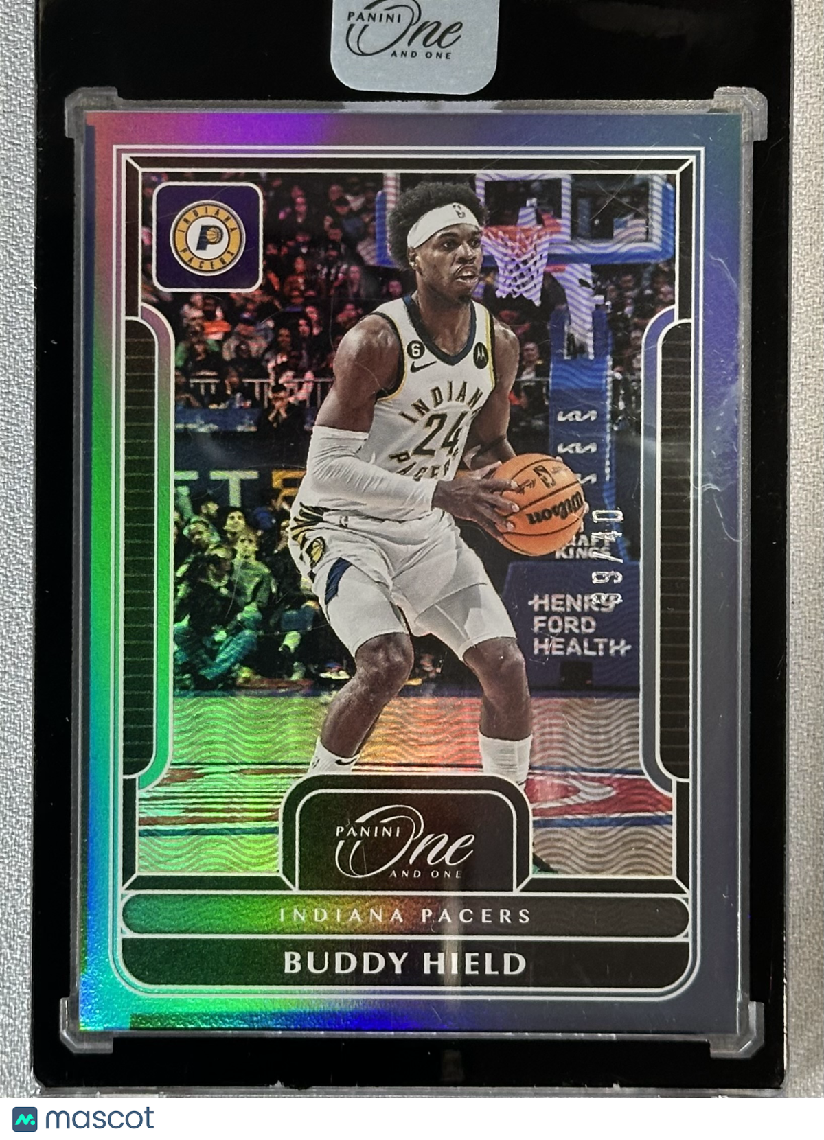 2022 Panini One and One Buddy Hield Blue /40 #13