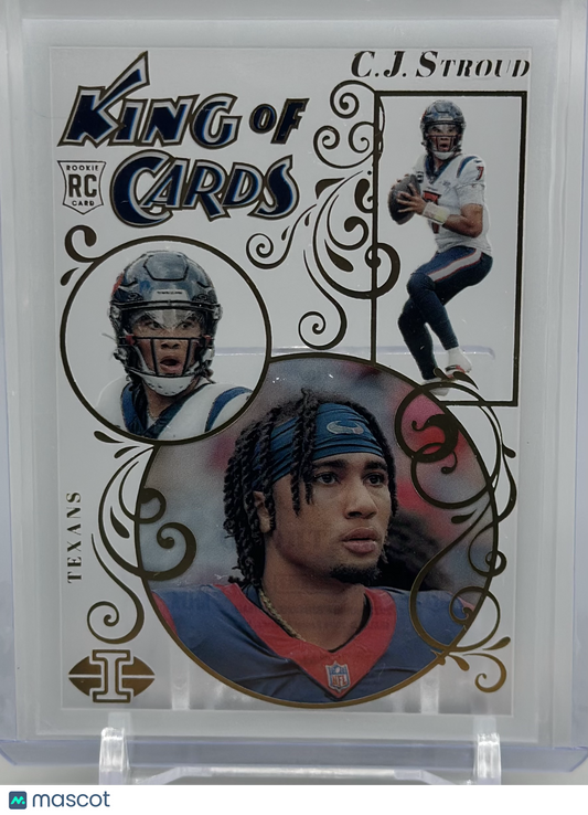 CJ Stroud 2023 Panini Illusions King of Cards #18 RC