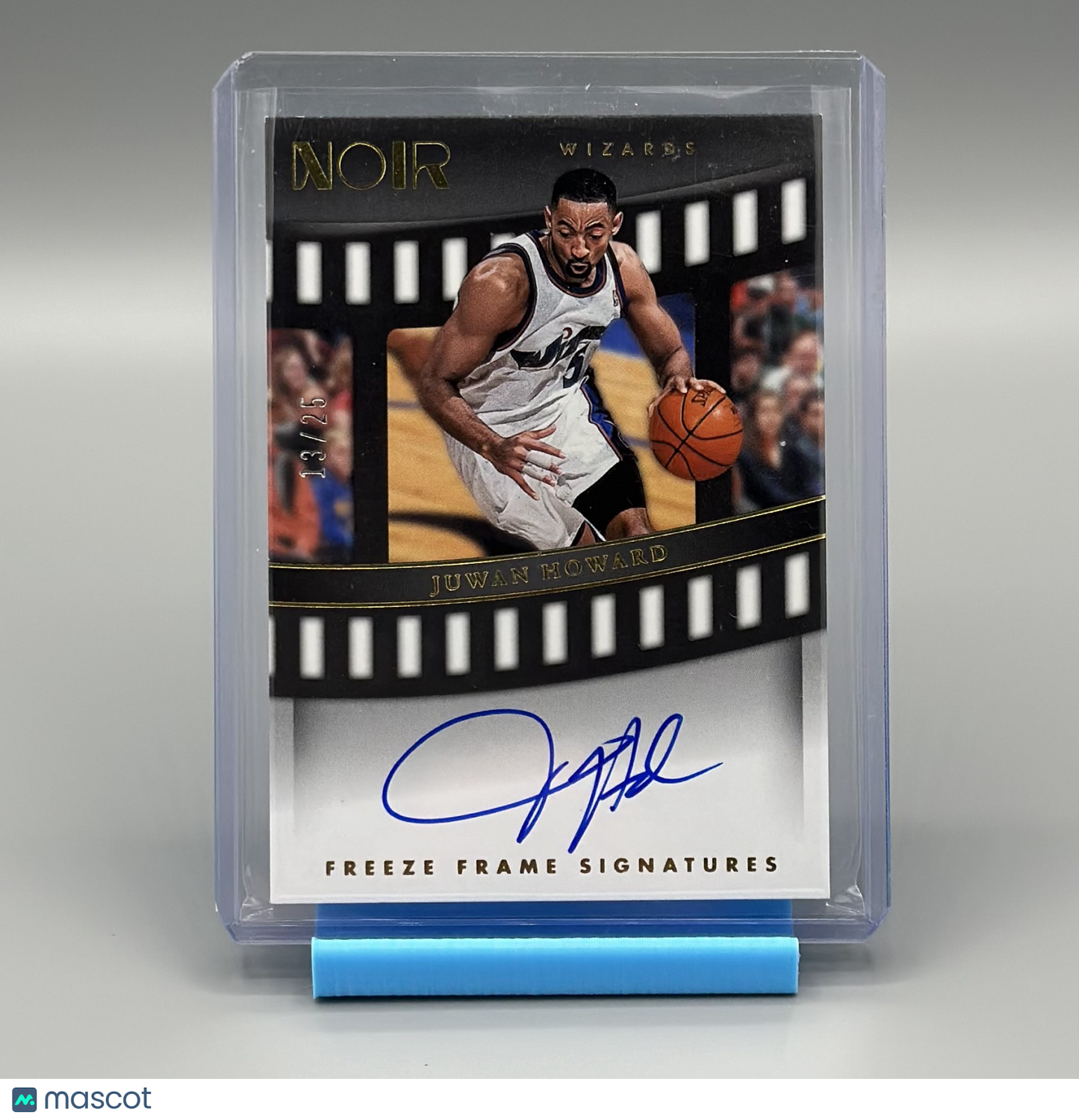 2022-23 Noir Juwan Howard Freeze Frame Signatures Gold /25 #FRF-JHO