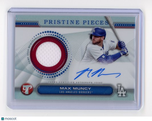 2024 Topps Pristine Max Muncy Pristine Pieces Autograph Relic #PPAR-MM
