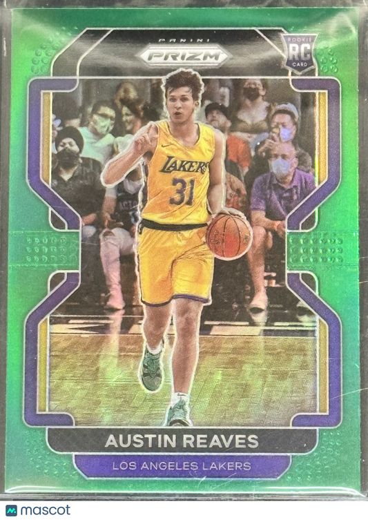 Austin Reaves 2021 Panini Prizm Green #165