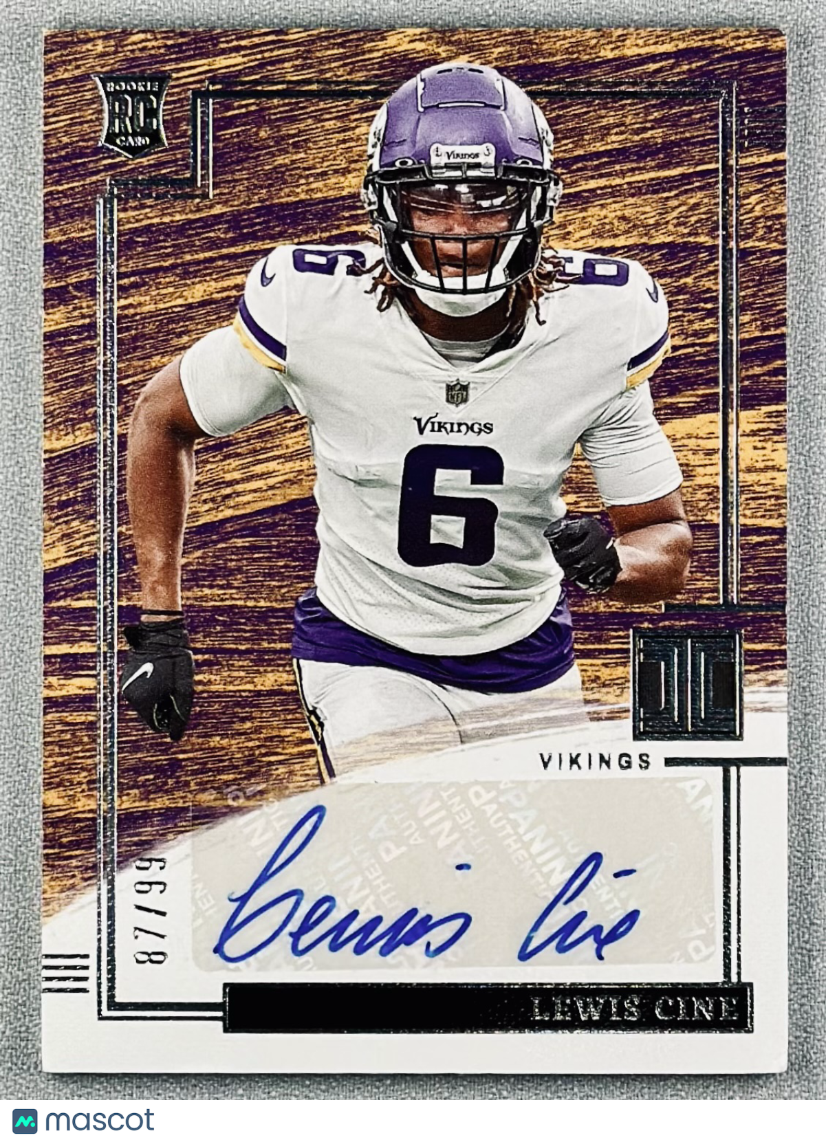 2022 Panini Impeccable Lewis Cine Rookie Auto /99 #153 RC