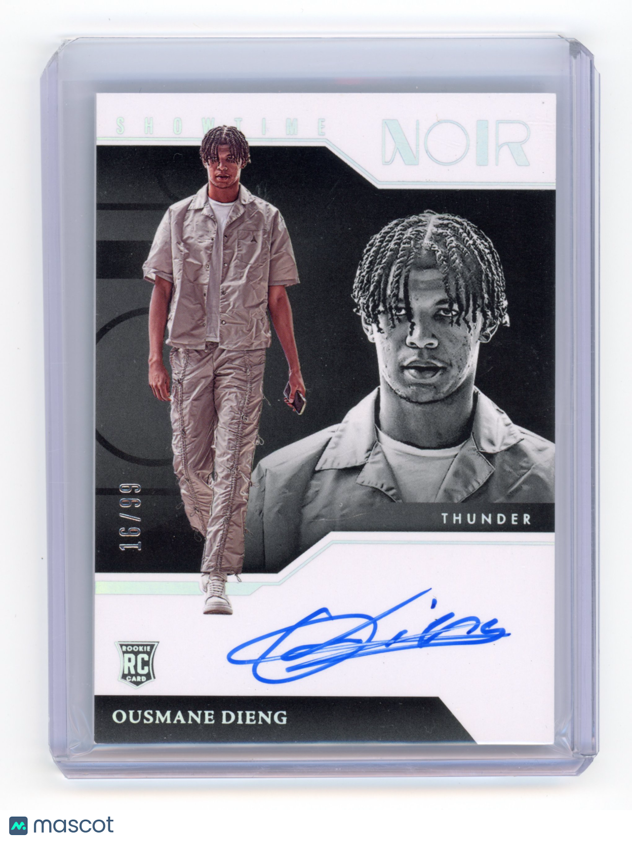 2022 Panini Noir Ousmane Dieng Showtime Rookie Autographs 16/99 RC #SHW-OUS