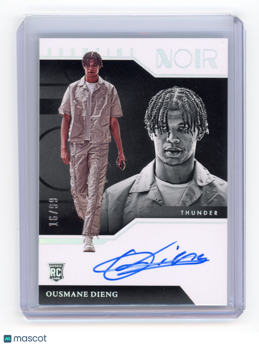2022 Panini Noir Ousmane Dieng Showtime Rookie Autographs 16/99 RC #SHW-OUS