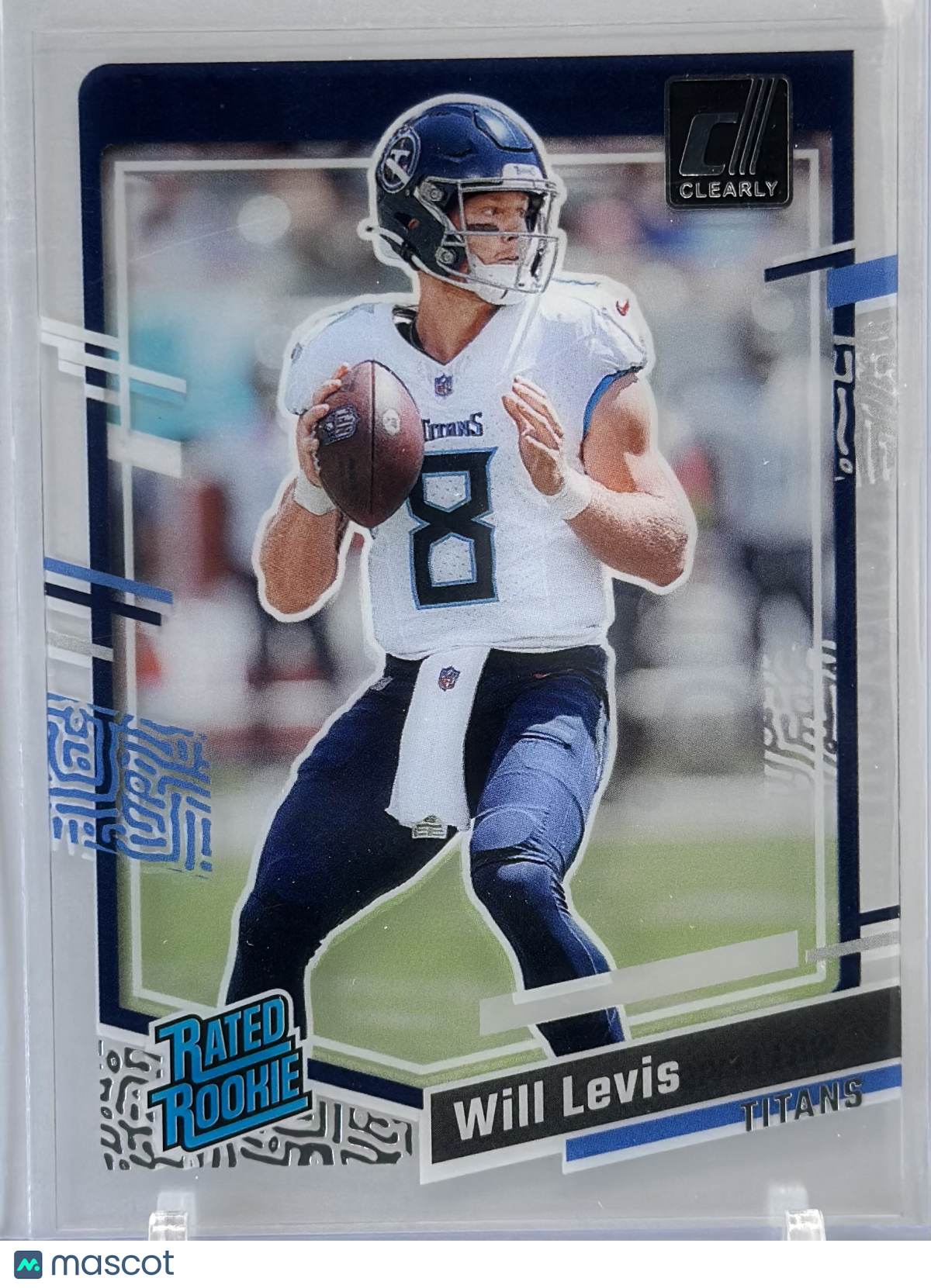 Will Levis 2023 Panini Clearly Donruss #94 Rated Rookie