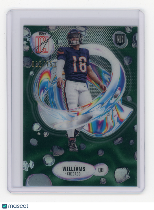 2024 Topps Signature Class Caleb Williams Fluidity Green 022/150 #F-1