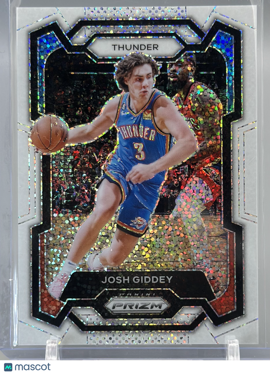 Josh Giddey 2023 Panini Prizm White Sparkle #50