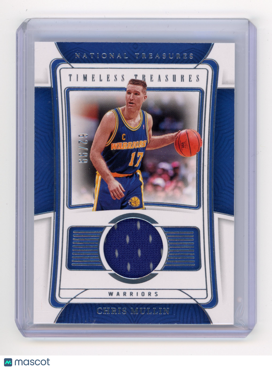 2022 Panini National Treasures Chris Mullin Timeless Treasures 62/99 #TTM-GMC