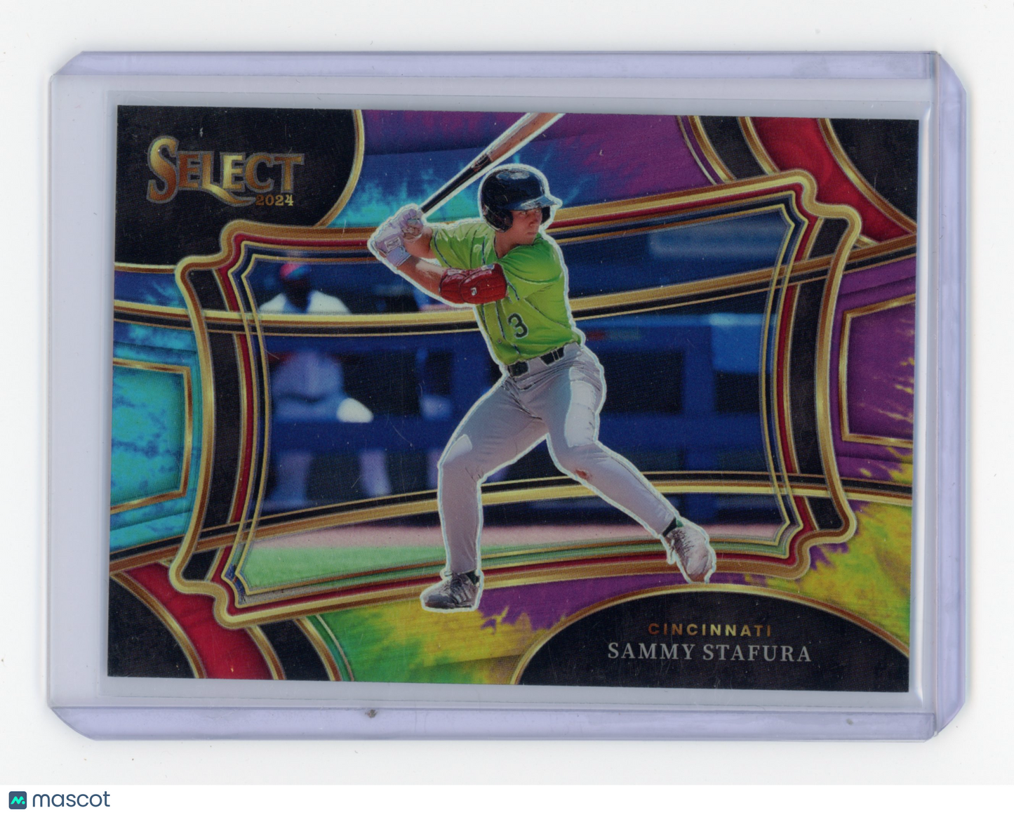 2024 Panini Select Sammy Stafura Diamond Level Tie-Dye 11/25 #90