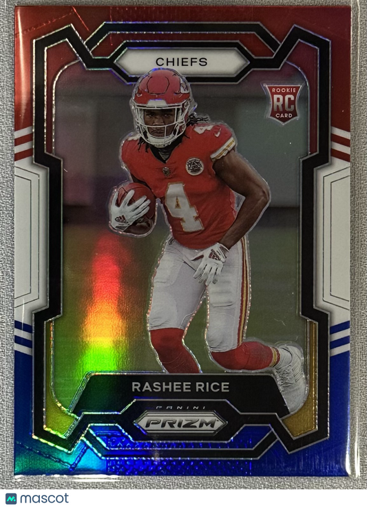 2023 Panini Prizm Rashee Rice Red/White/Blue #350 RC