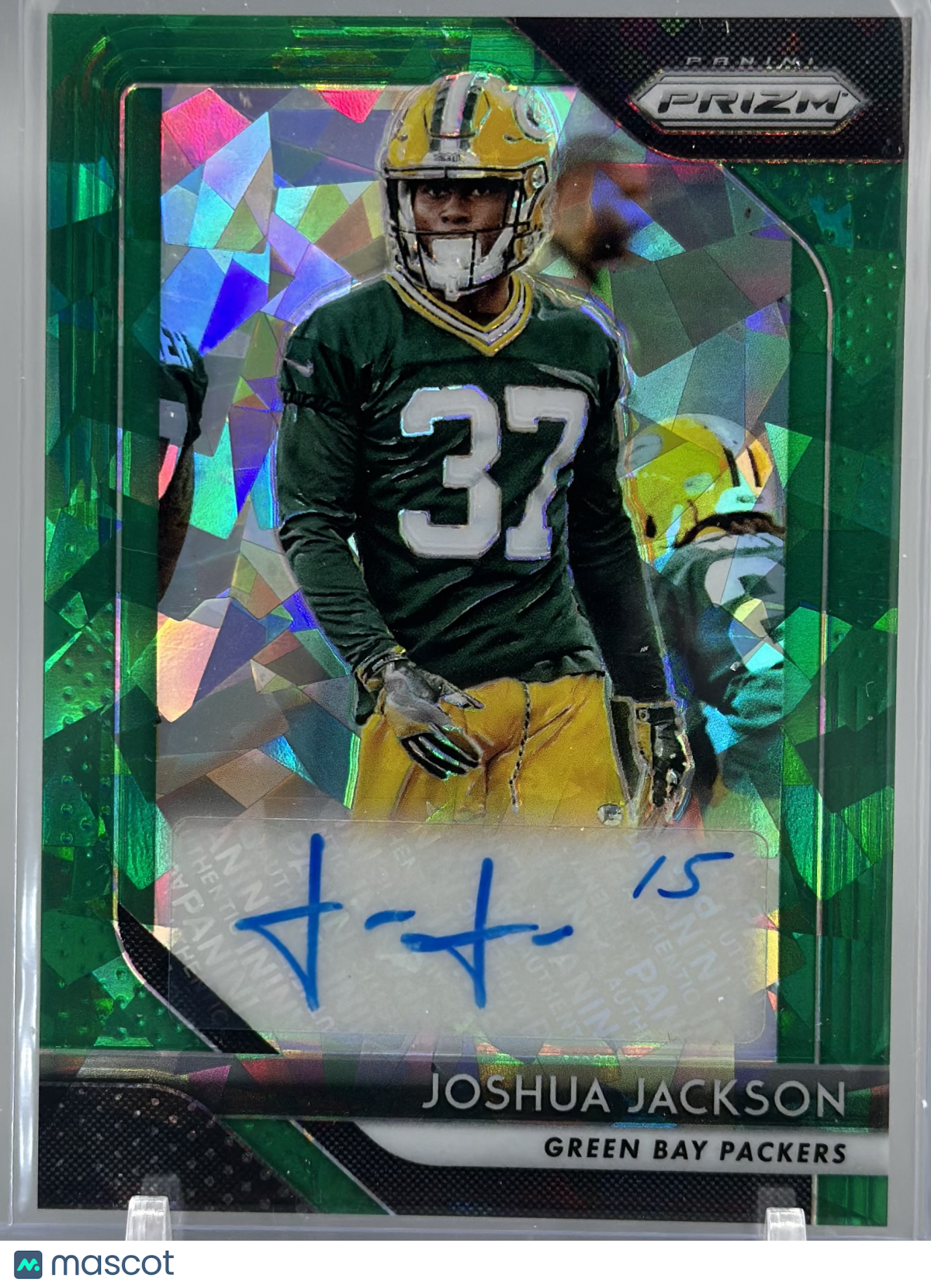 Joshua Jackson 2018 Panini Prizm Autos Green Ice /75 #RA-JJ