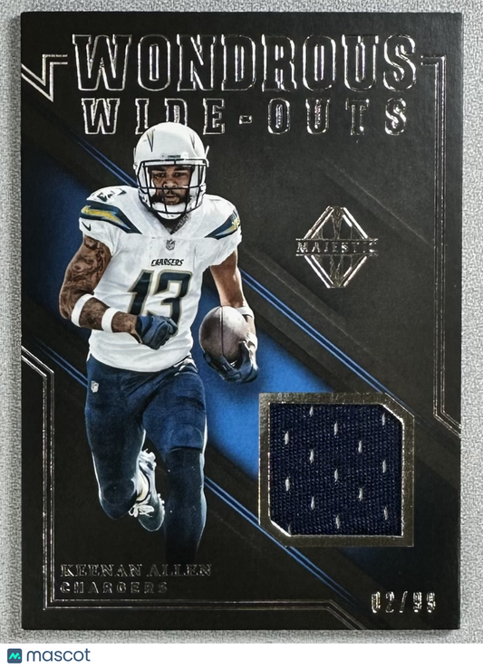 2018 Panini Majestic Keenan Allen Wonderous Wide-Outs /99 #WWO-KA