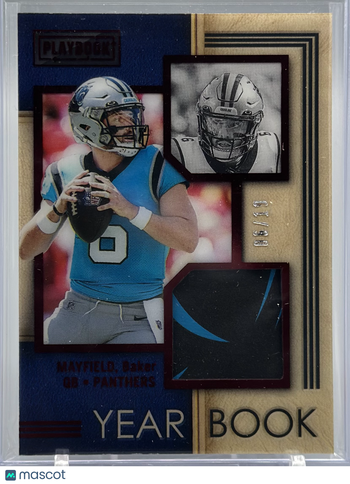 Baker Mayfield 2022 Panini Playbook Yearbook Red /19 #YS-10