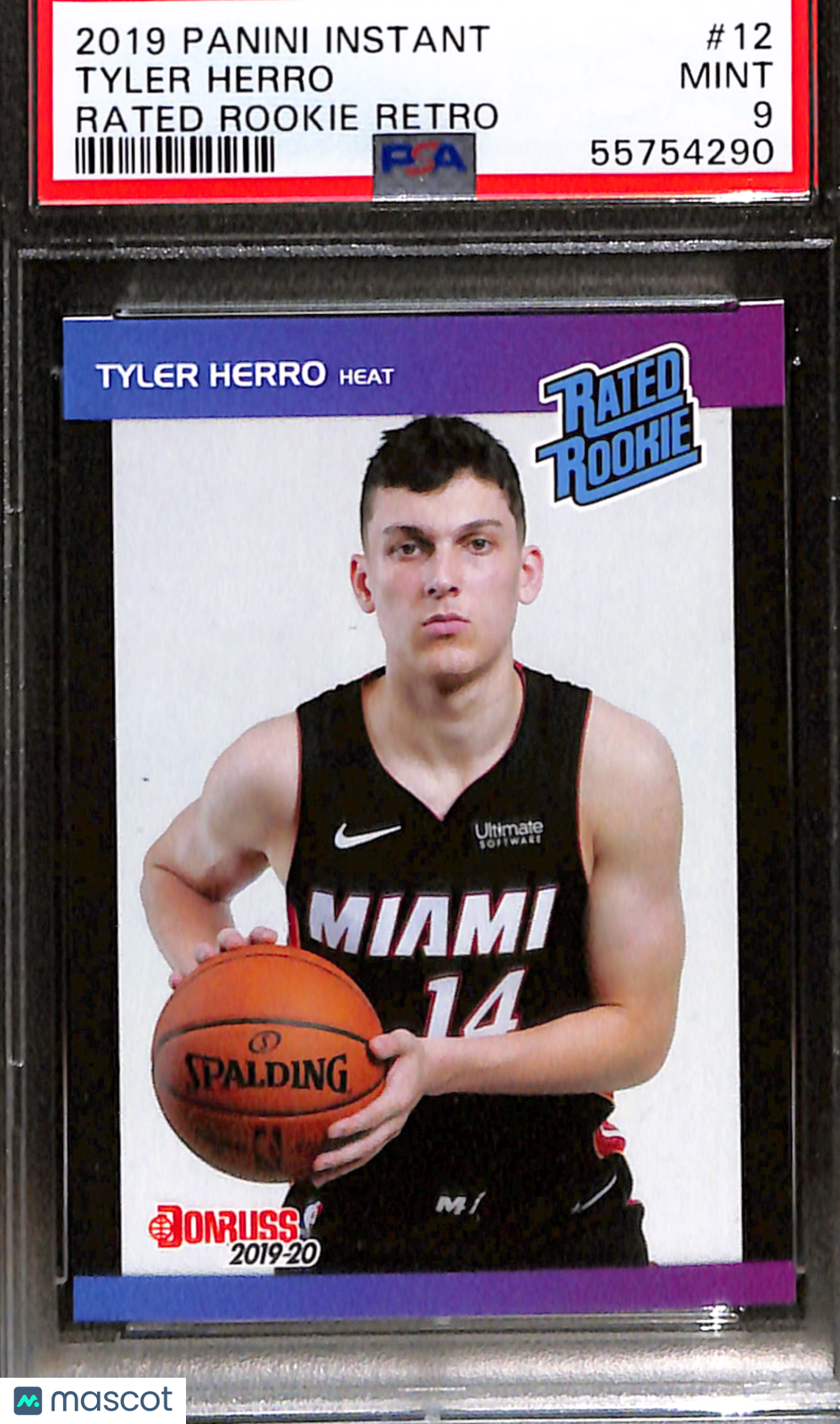 2019-20 Instant Tyler Herro Rated Rookie Retro #12 PSA 9