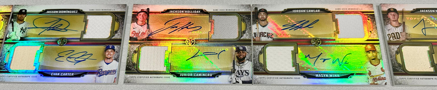 2024 Topps Triple Threads Elly De La Cruz & More Deca Auto Relic Booklet /10