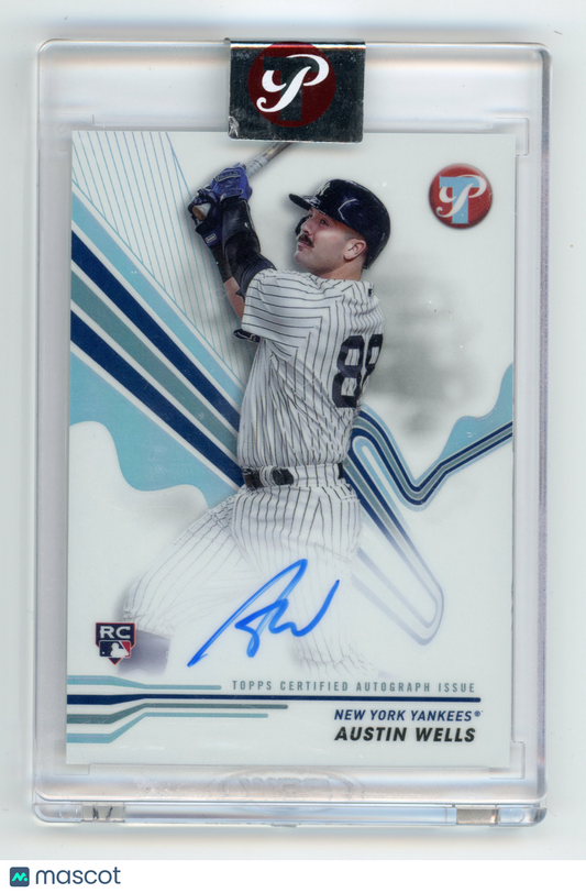 2024 Topps Pristine Austin Wells Rookie Autograph Refractor RC #PA-AWE