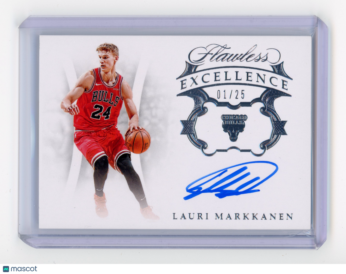 2018 Panini Flawless Lauri Markkanen Excellence Signatures 01/25 #FS-LMK