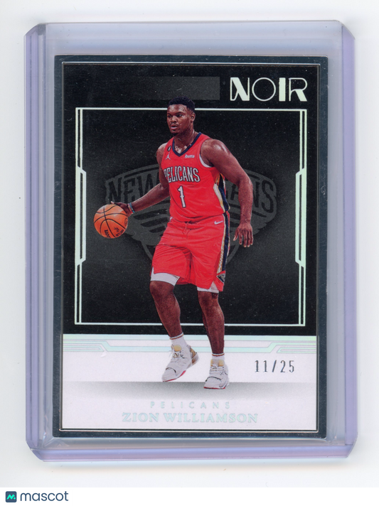 2022 Panini Noir Zion Williamson Statement Edition Metal Frame 11/25 #203