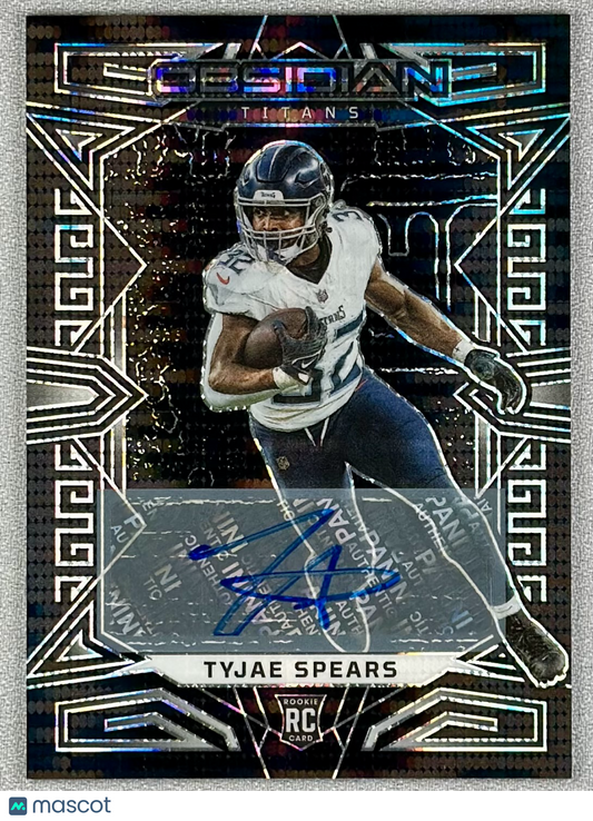 2023 Panini Obsidian Tyjae Spears Rookie Auto Asia #197 RC