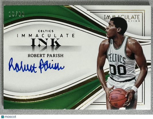 2022 Panini Immaculate Collection Robert Parish Immaculate Ink /99 #II-LMK