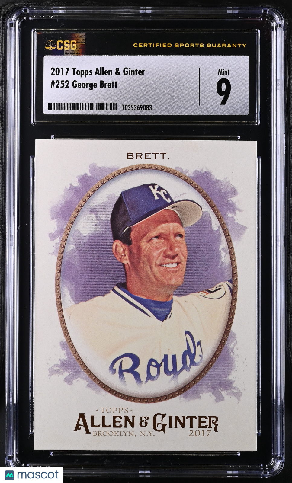 2017 Allen & Ginter George Brett #252 CSG 9