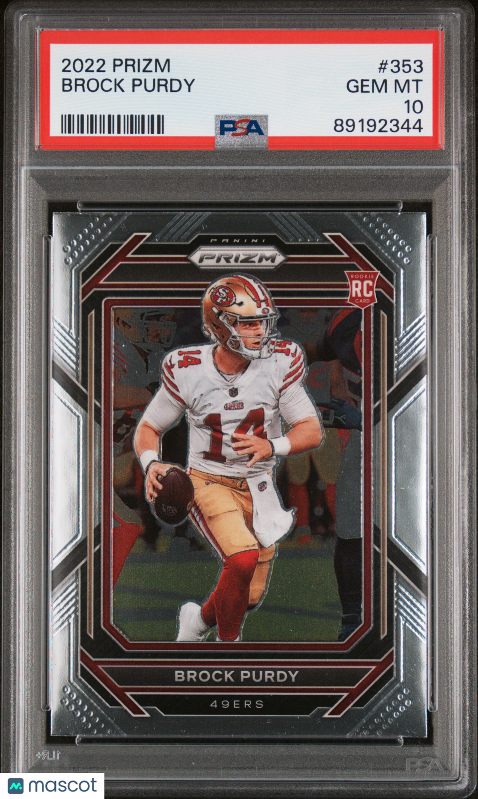 2022 Panini Prizm Brock Purdy #353 PSA 10