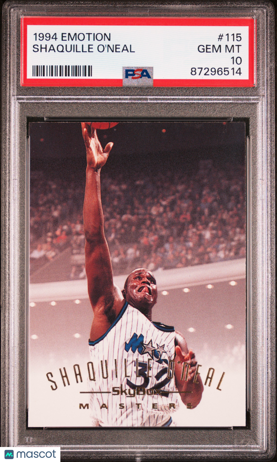 1994 E-Motion Shaquille O'Neal #115 PSA 10
