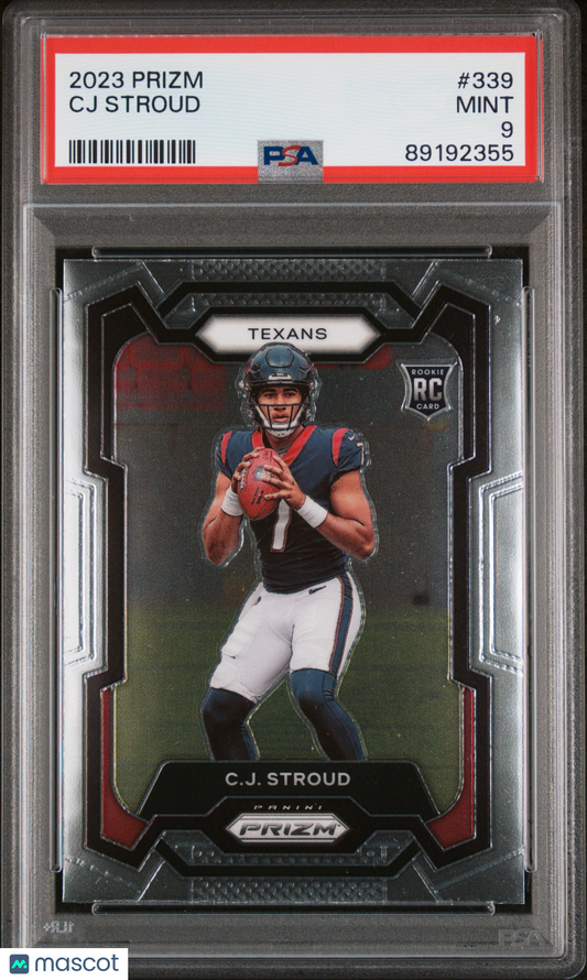 2023 Panini Prizm CJ Stroud #339 PSA 9