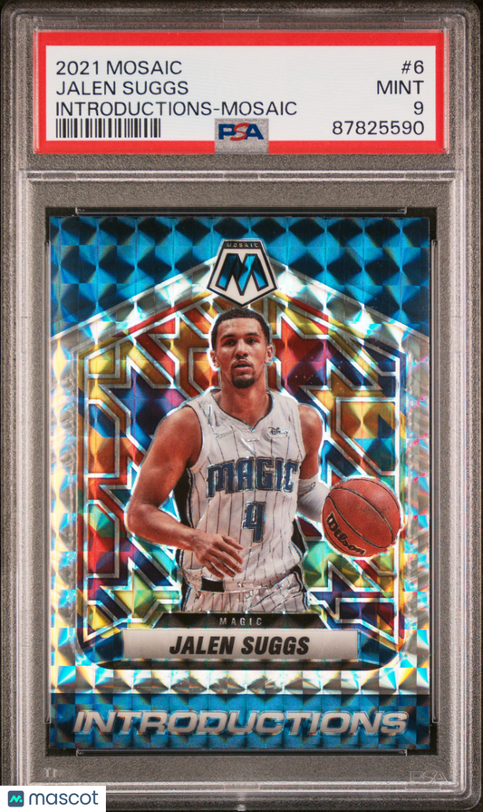 2021-22 Mosaic Jalen Suggs Introductions #6 PSA 9