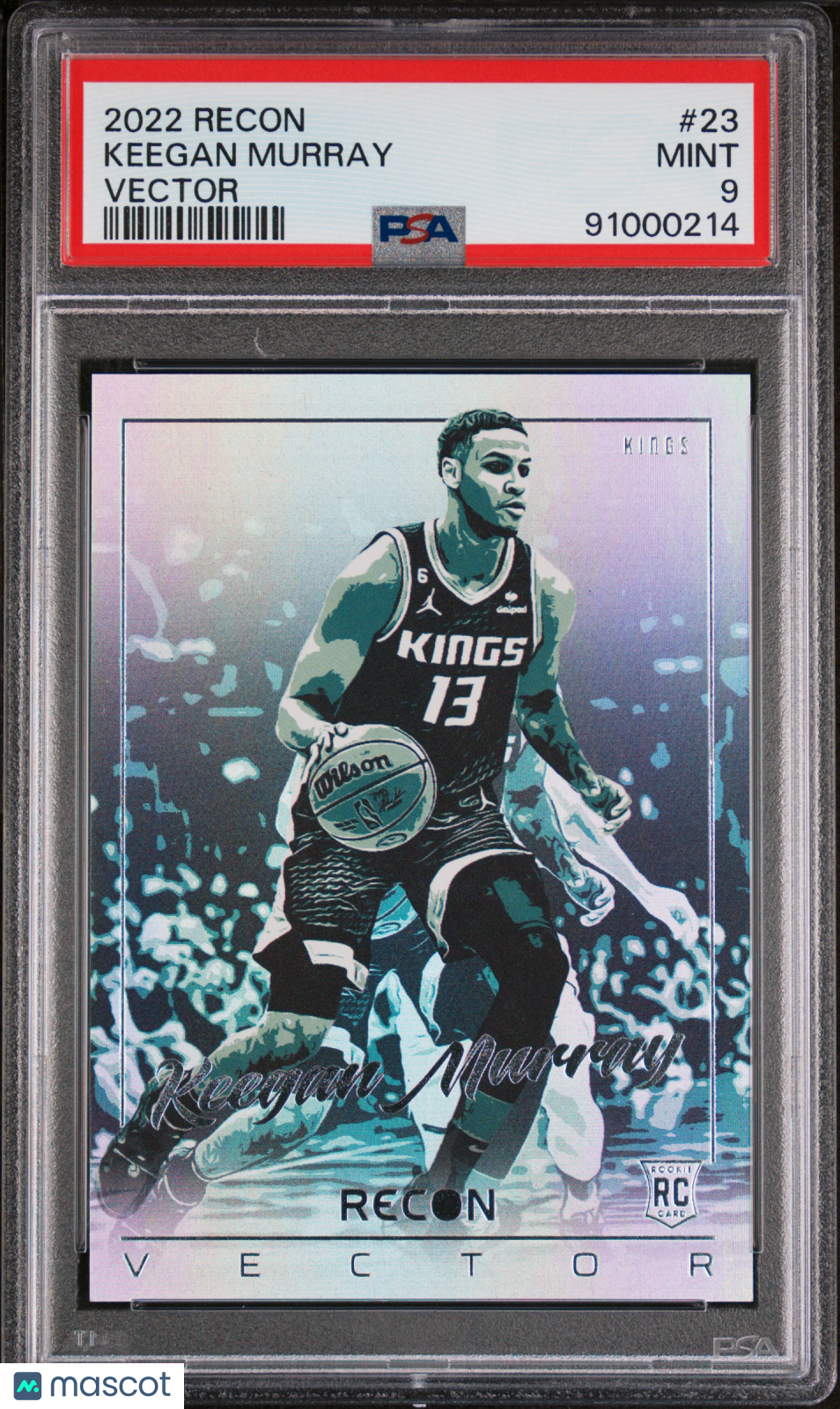 2022 Panini Recon Keegan Murray Vector #23 PSA 9