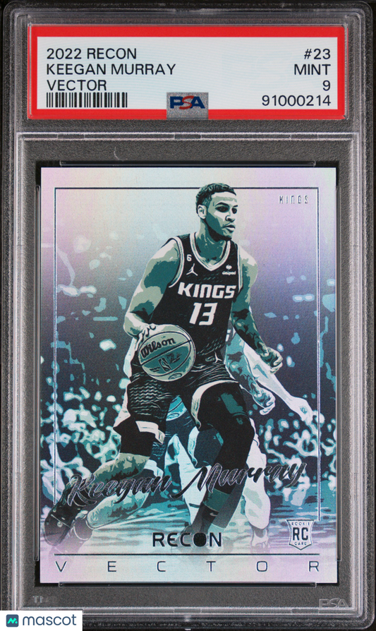 2022 Panini Recon Keegan Murray Vector #23 PSA 9