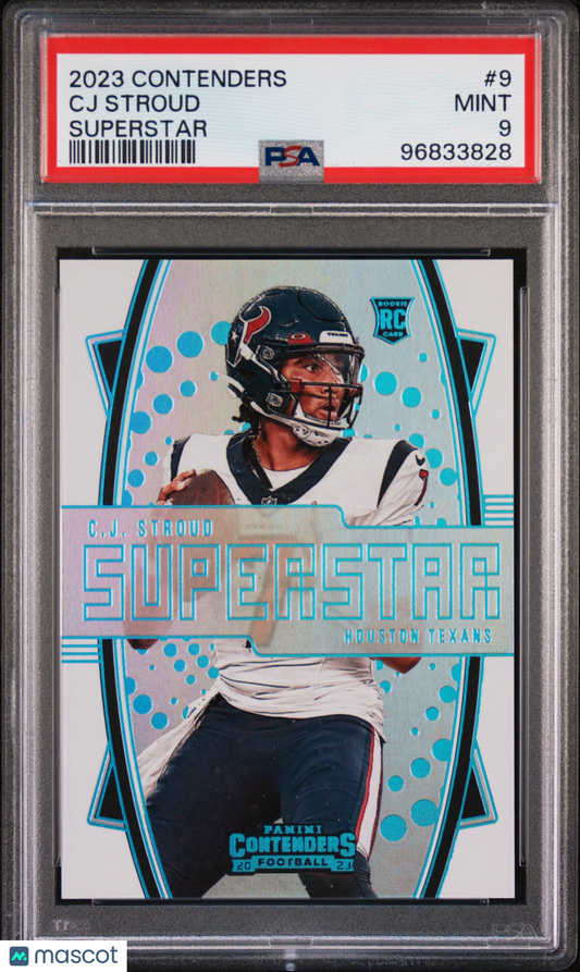 2023 Panini Contenders Superstar CJ Stroud #9 PSA 9
