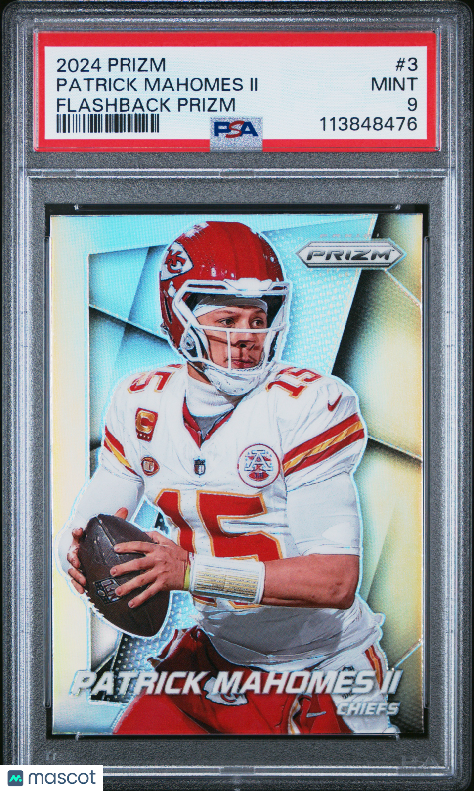 2024 Panini Prizm Patrick Mahomes II Flashback #3 PSA 9