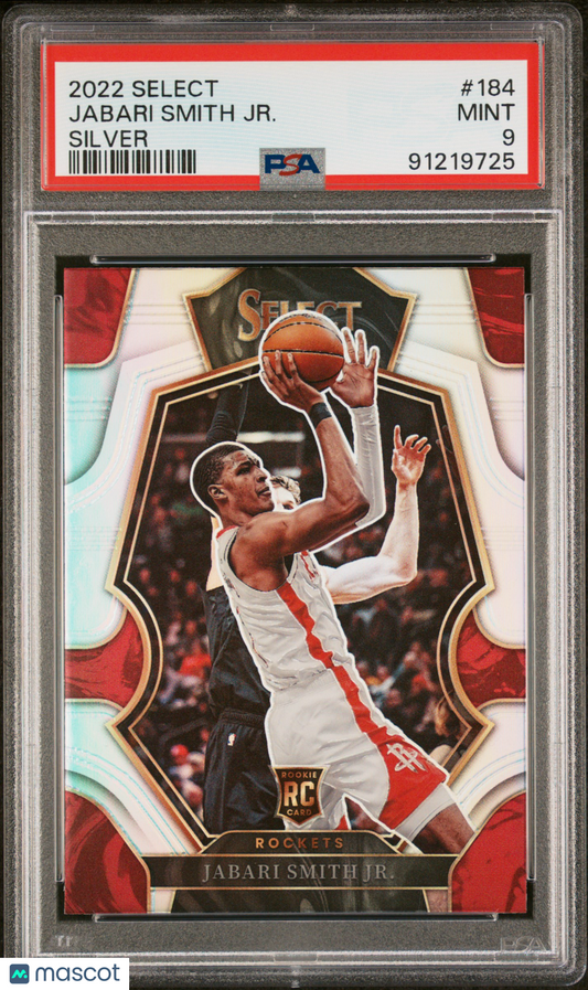 2022 Panini Select Jabari Smith JR. Silver #184 PSA 9